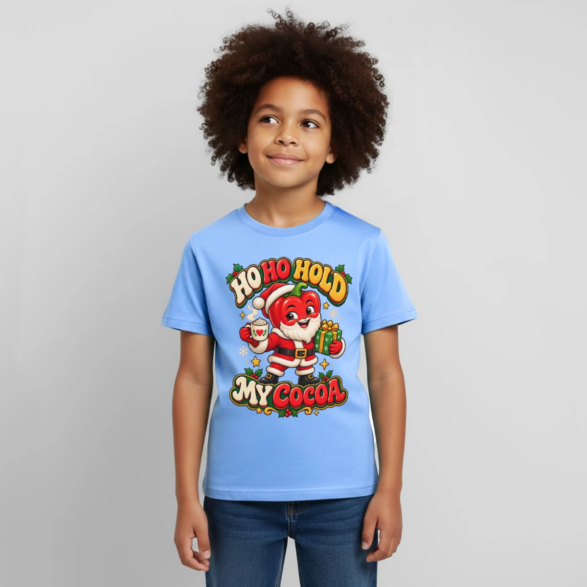 Kids' T-shirt featuring Santa Pepper