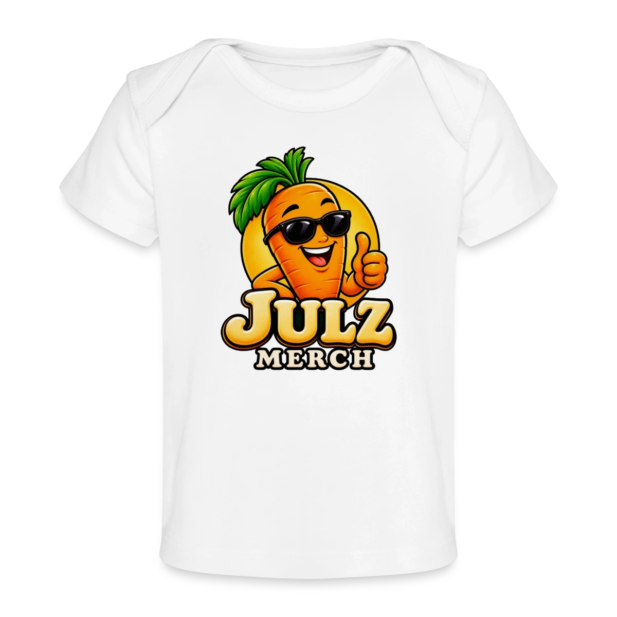 Baby Organic T-Shirt featuring Julz Merch - Cool Carrot