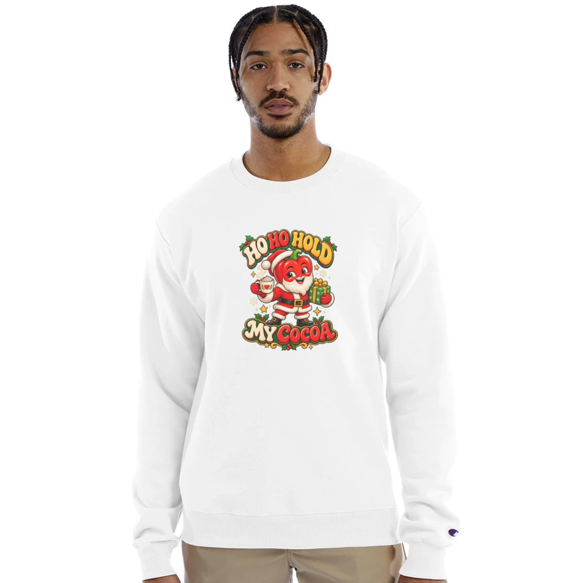 Champion Unisex Powerblend Sweatshirt featuring Santa Pepper